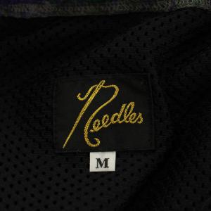 Needles イージーパンツ 総柄 刺繍 M 紫 パープル L0242 /AN27