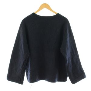SUNSEA ニット セーター ウール 3 紺 ネイビー SNS-14A23 /KU
