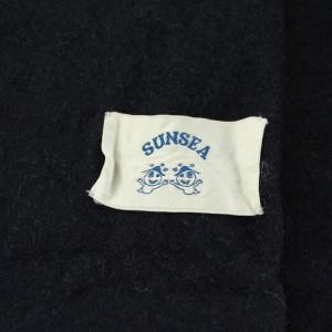 SUNSEA ニット セーター ウール 3 紺 ネイビー SNS-14A23 /KU