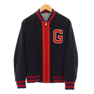 Gロゴフェルトボンバージャケット 44 ネイビー 493709