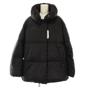 23AW 2WAYネックオーバーサイズ  ダウンジャケット ジップアップ L 黒 12-3409008