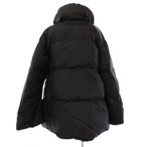 23AW 2WAYネックオーバーサイズ ダウンジャケット ジップアップ L 黒 