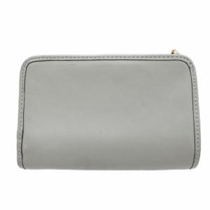 COACH 財布 二つ折り 小銭入れ レザー グレー /AN38