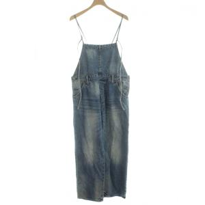 DENIM ALL IN ONE2 デニム オールインワン サロペット F 青 ブルー WGZ1032509A0003