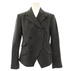 POLO RALPH LAUREN スーツ セットアップ ジャケット スカート マーメイド ロング ヘリンボーン柄 2 グレー /TK