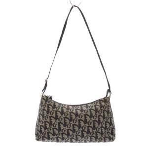 Christian Dior トロッター ワンショルダーバッグ ブラック グレージュ