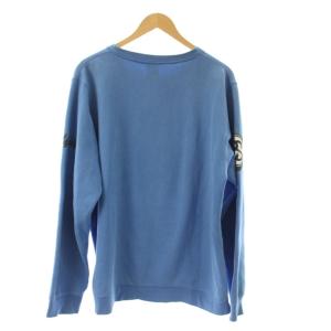 STUSSY ロゴプリント スウェット トレーナー 青 Ｍ /JP