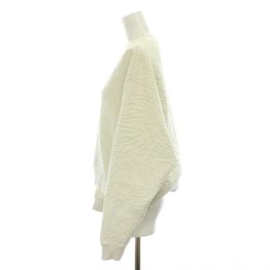 UNITED ARROWS キルトジャカード スウェット トレーナー F 白 ホワイト 長袖 1512-241-0940 /GP