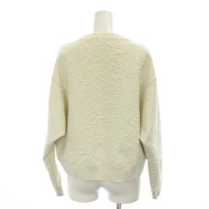UNITED ARROWS キルトジャカード スウェット トレーナー F 白 ホワイト 長袖 1512-241-0940 /GP