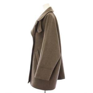 IENA 25AW ダブルブレストハーフコート 36 ブラウン 25020900985040