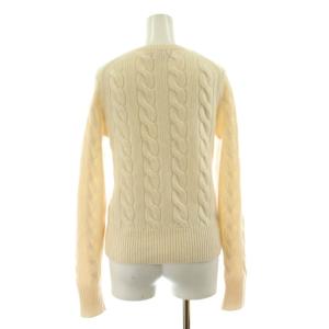 POLO RALPH LAUREN カーディガン ウール カシミヤ混 XS アイボリー 0200018053
