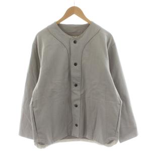 度詰めユニフォームジャケット Dotsume Baseball UF Jacket ノーカラー L グレー