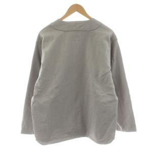 Jackman 度詰めユニフォームジャケット Dotsume Baseball UF Jacket ノーカラー L グレー