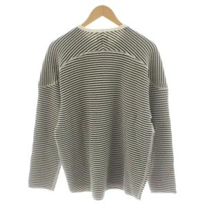 Jackman ワッフル アンダークルートップス Waffle Under Crew Tops ニット セーター ボーダー