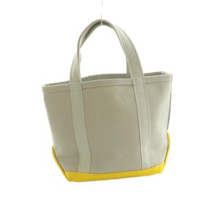 ORCIVAL トートバッグ キャンバス バイカラー グレー 黄色 /MI