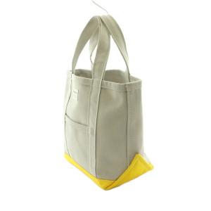 ORCIVAL トートバッグ キャンバス バイカラー グレー 黄色 /MI