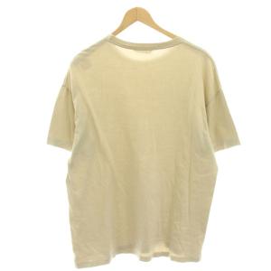 AURALEE Tシャツ カットソー 4 ベージュ 無地 ラウンドネック 半袖 /HN