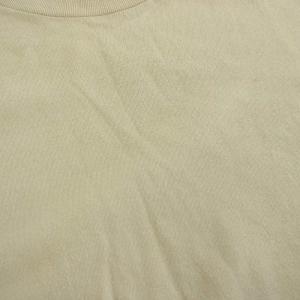 AURALEE Tシャツ カットソー 4 ベージュ 無地 ラウンドネック 半袖 /HN