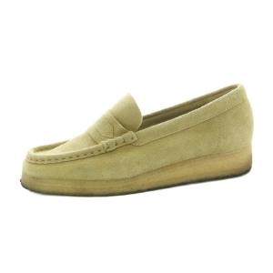 Clarks ワラビーローファー モカシン スエード US4.5 US7 23.5cm ベージュ 261735084045