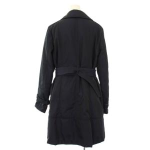 BURBERRY LONDON 中綿コート ロング アウター 40 紺 FS336-930-28 /TK