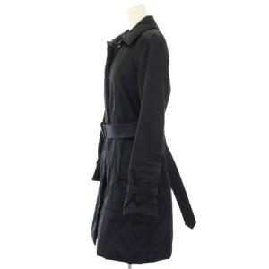 BURBERRY LONDON 中綿コート ロング アウター 40 紺 FS336-930-28 /TK
