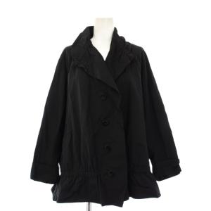 haat ショールカラージャケット ナイロン 2 黒 HA93FD545 /KH