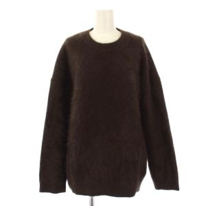 20AW Fluffy sweater ニット セーター 長袖 茶 20080500826030 /KH