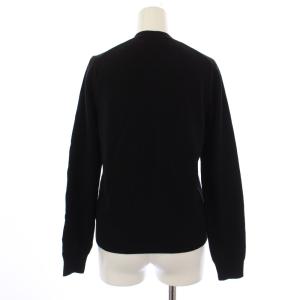 PLAY Comme des Garçons AD2010 ニットカーディガン クルーネック 長袖 ハート刺繍 S 黒 ブラック 赤 レッド AZ-N007
