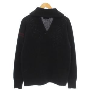 JOURNAL STANDARD J.S HOMESTEAD カーディガン ニット ウール M 黒 ブラック 14-080-470-1110 /G