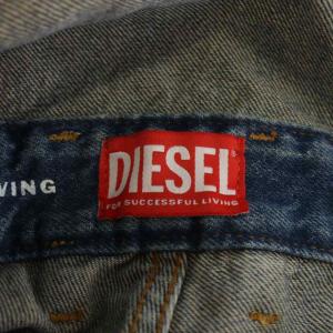 DIESEL Denim strapless jumpsuit ジャンプスーツ オールインワン デニム S 青 ブルー