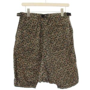 KAPITAL サルエル ショートパンツ ハーフパンツ リネン 総柄 1 マルチカラー /TK