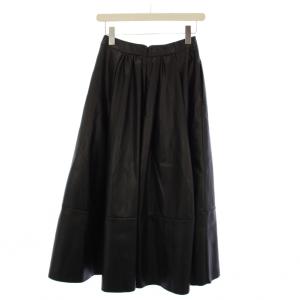 upper hights DAY Cecily エコレザー スカート ロング 2 黒 20JD00502BLK /BM