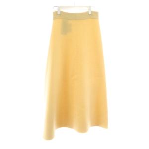 JIL SANDER 23AW フレアニットマキシスカート ロング ウール カシミヤ混 32 アイボリー J02MA0014