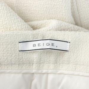 BEIGE 22年製 パンツ 2 白 ホワイト 無地 テーパードシルエット フロントボタン PRCWNZ0002 /AP