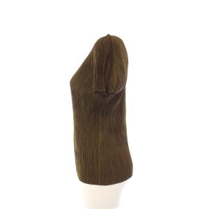PLEATS PLEASE ISSEY MIYAKE イッセイミヤケ カットソー 半袖 プリーツ 4 カーキ PP63-JK602 /KH