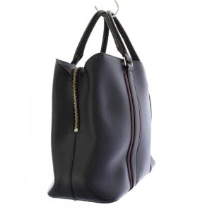 PAUL SMITH トートバッグ ハンドバッグ レザー 紺 /BM
