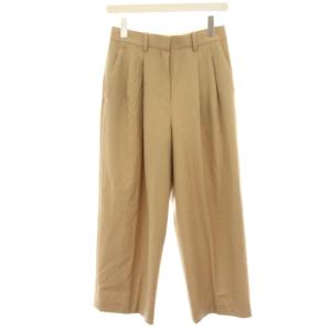 24AW Sleek Flannel DBL Pleat Pant N ワイドパンツ ウール ツータック