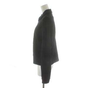 Theory 25AW Double Knit LT N KNIT SHORT ZIP ニットジャケット ジップアップ