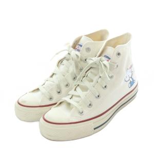 CONVERSE × サンリオ スニーカー 23.5cm 白 ホワイト ハローキティ キティちゃん /RI OS