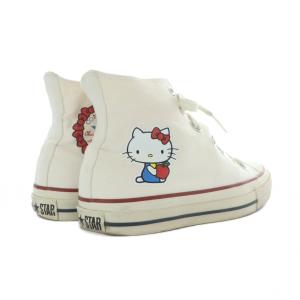 CONVERSE × サンリオ スニーカー 23.5cm 白 ホワイト ハローキティ キティちゃん /RI OS