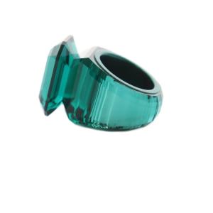 SWAROVSKI Lucent リング オクタゴンカット 58 グリーン