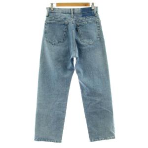 SLOBE IENA 25SS LE DENIM ストレートデニムパンツ ジーンズ ジップフライ 38 サックスブルー 25030912748010