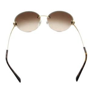 BVLGARI サングラス 眼鏡 アイウェア リムレス 茶 ブラウン 6091-B 278/13 /KU