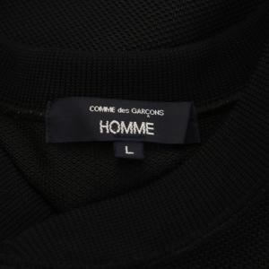 COMME des GARCONS HOMME AD2024 25SS エステルカノコプルオーバー L ブラック HO-T002