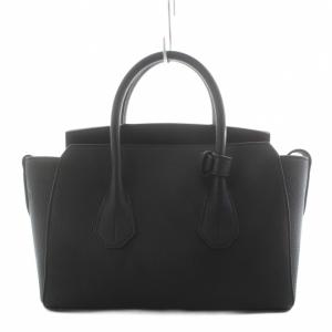 SOMMET ハンドバッグ レザー ブラック