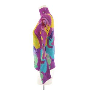 me ISSEY MIYAKE ボックスプリーツ カットソー マルチカラー MI51FJ221