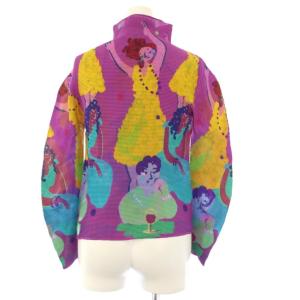 me ISSEY MIYAKE ボックスプリーツ カットソー マルチカラー MI51FJ221