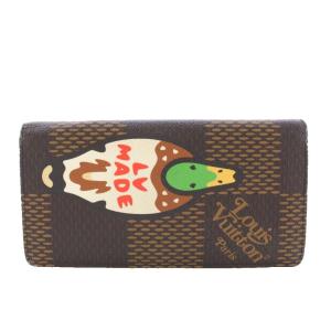 NIGO ダミエ ジャイアント ポルトフォイユ ブラザ ブラウン N60393