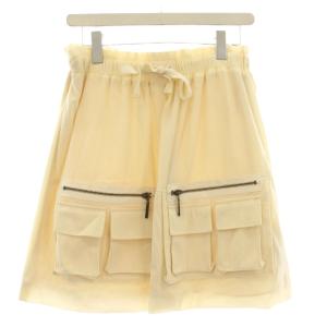 スカート メッシュ ミニスカート カーゴ 2 アイボリー 016-120211 /G