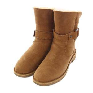 UGG australia セドリック ムートンブーツ エンジニアブーツ ショート USA7.5 ブラウン 1012360 /TK